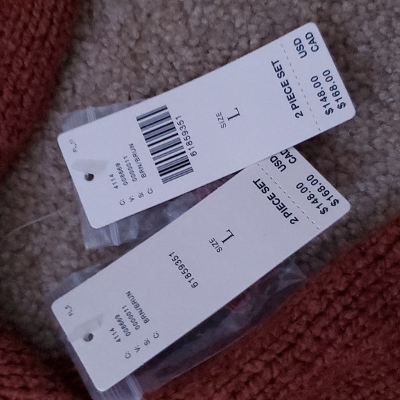 Set Anthropologie * Maeve  Cardigan Sweater and Top (2 piece) size L - Picture 9 of 9